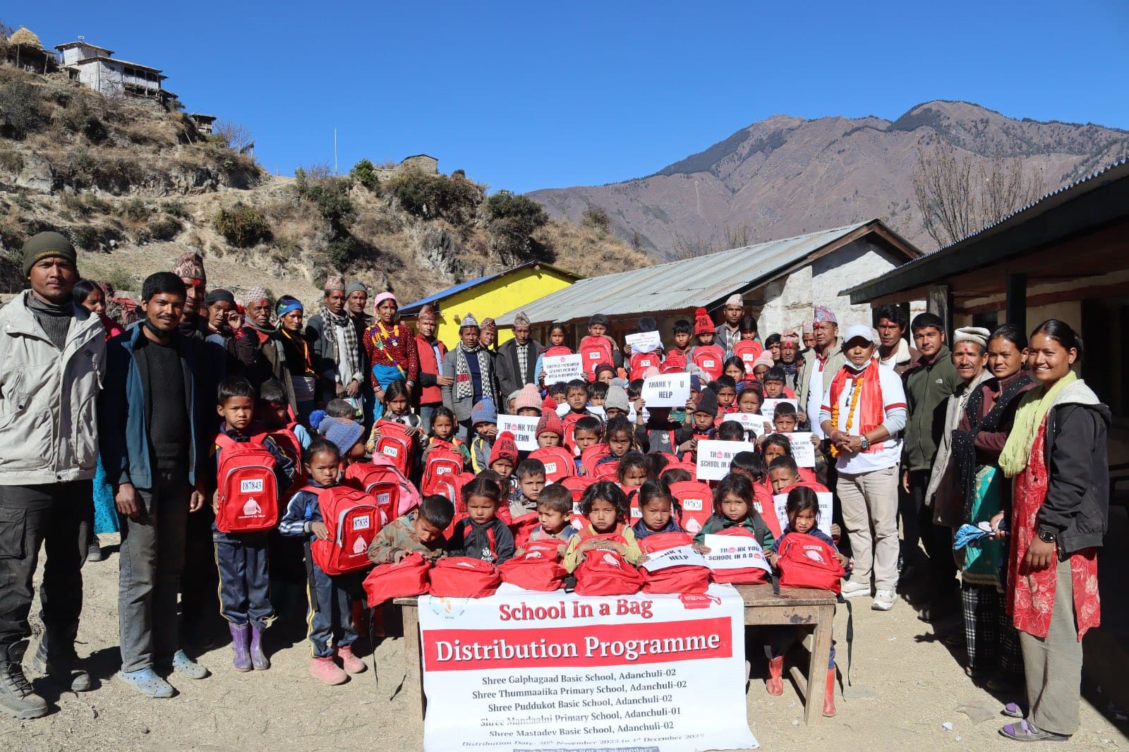 HELP to Humla with School in a Bag!